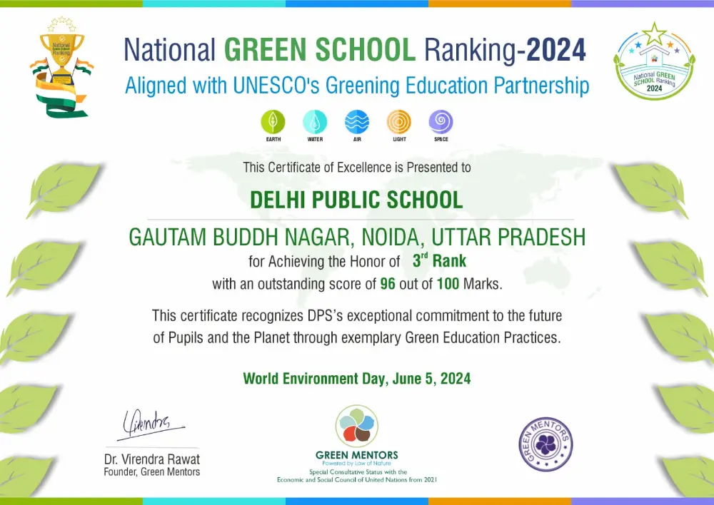 National Green School Ranking 2024
